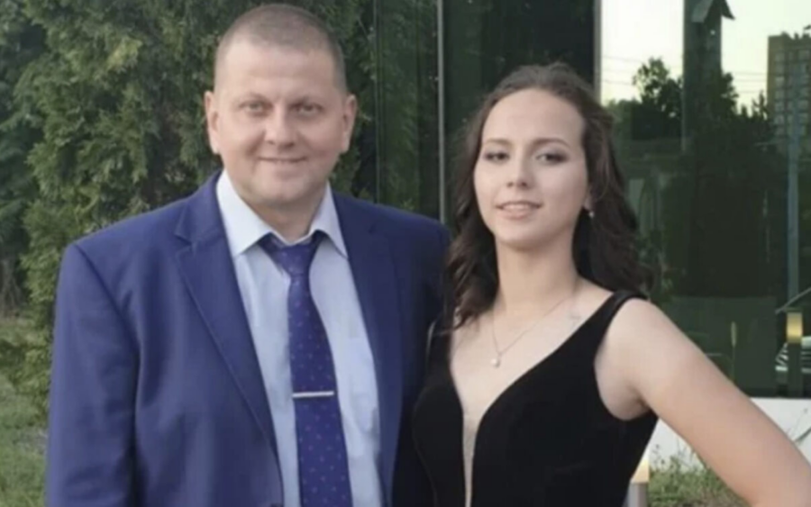 Валерій Залужний зі своєю донькою